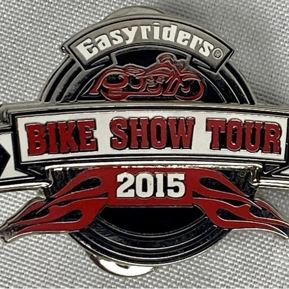 EASYRIDER  Pins  "BIKE SHOW" RIDE HARLEY BIKER VEST HAT PINS 2013 -2016 … - Picture 5 of 12